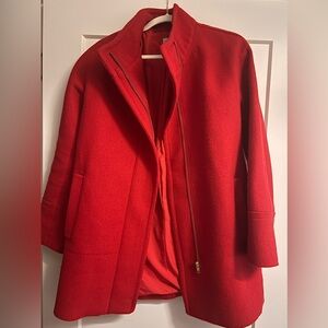 J. Crew coat red 8